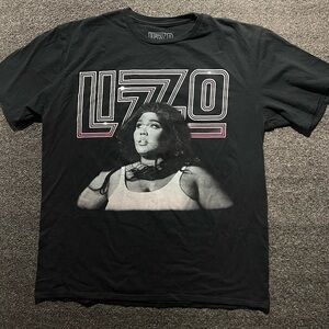 Lizzo The Special Tour Concery Graphic Black T-Shirt